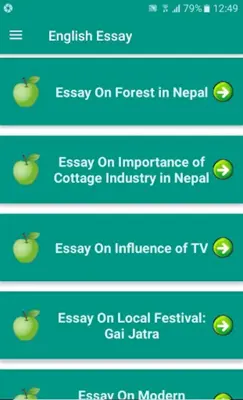 English Essay android App screenshot 2