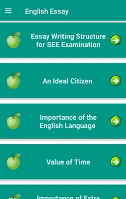 English Essay android App screenshot 4